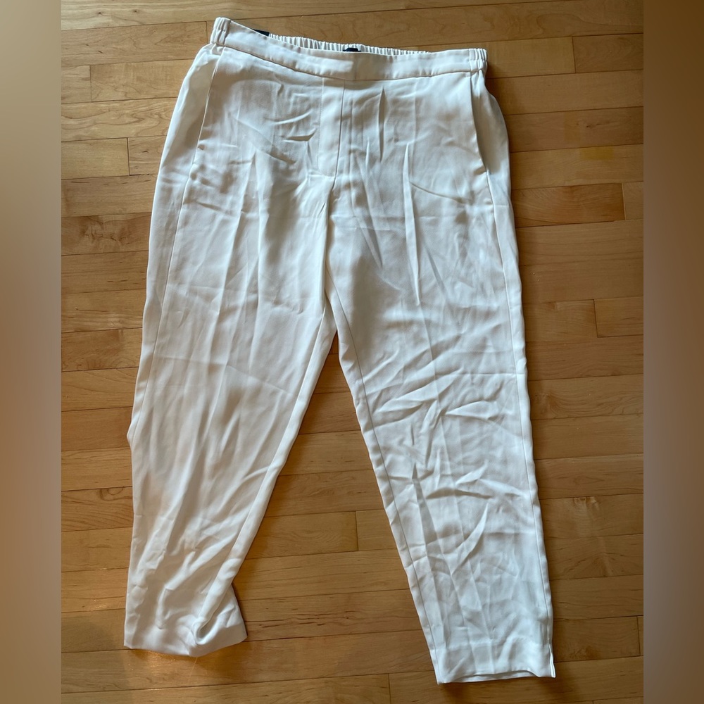 J Crew Jamie Pant - White Size 12